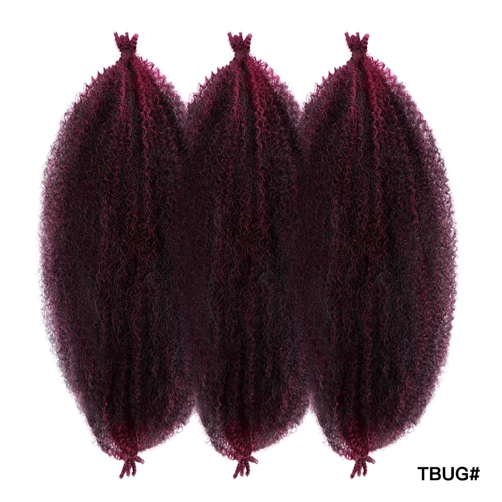 Afro Twist Crochet Hair – Pre-Separated Marley Braids for Natural Styles