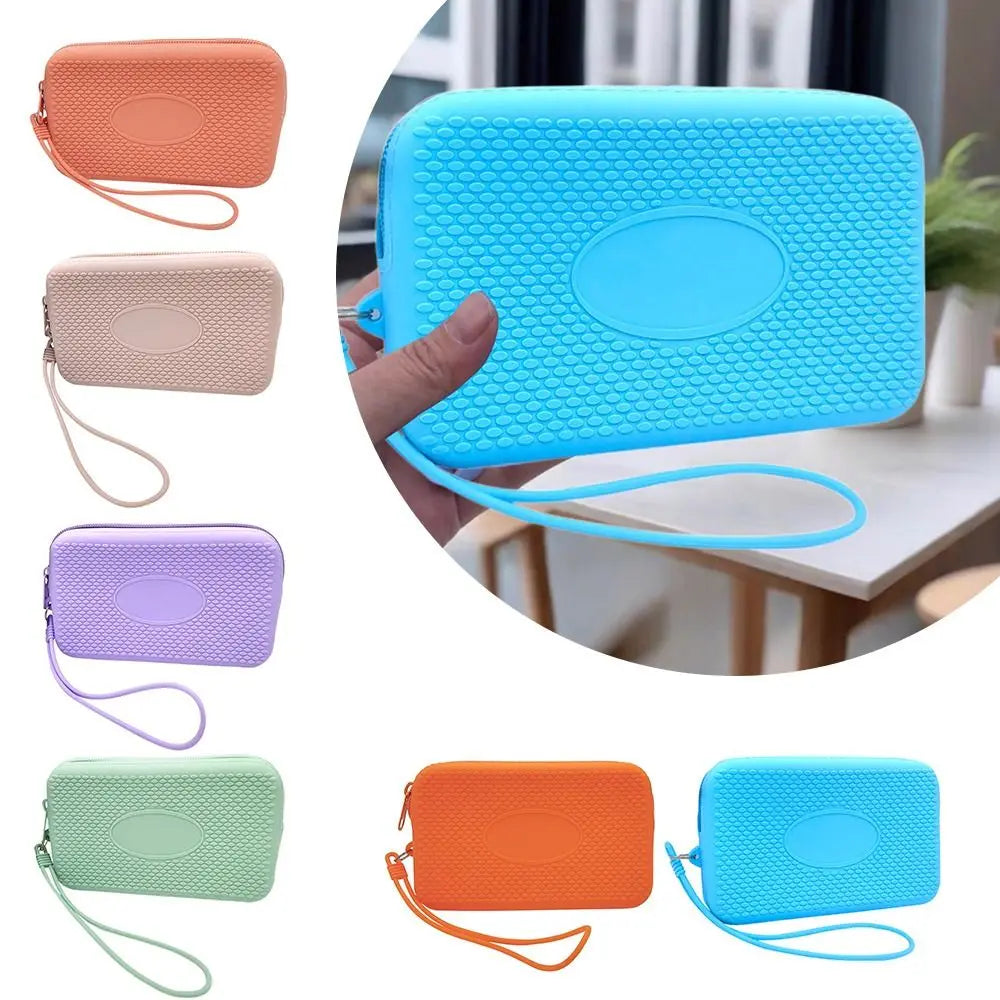 Unisex Silicone Waterproof Coin & Earphone Purse Luxegan
