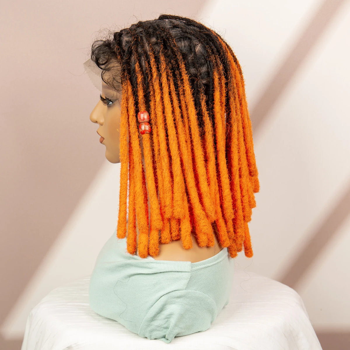 14 Inch Twisted Dreadlock Box Braided Wig | Full Lace | Baby Hair