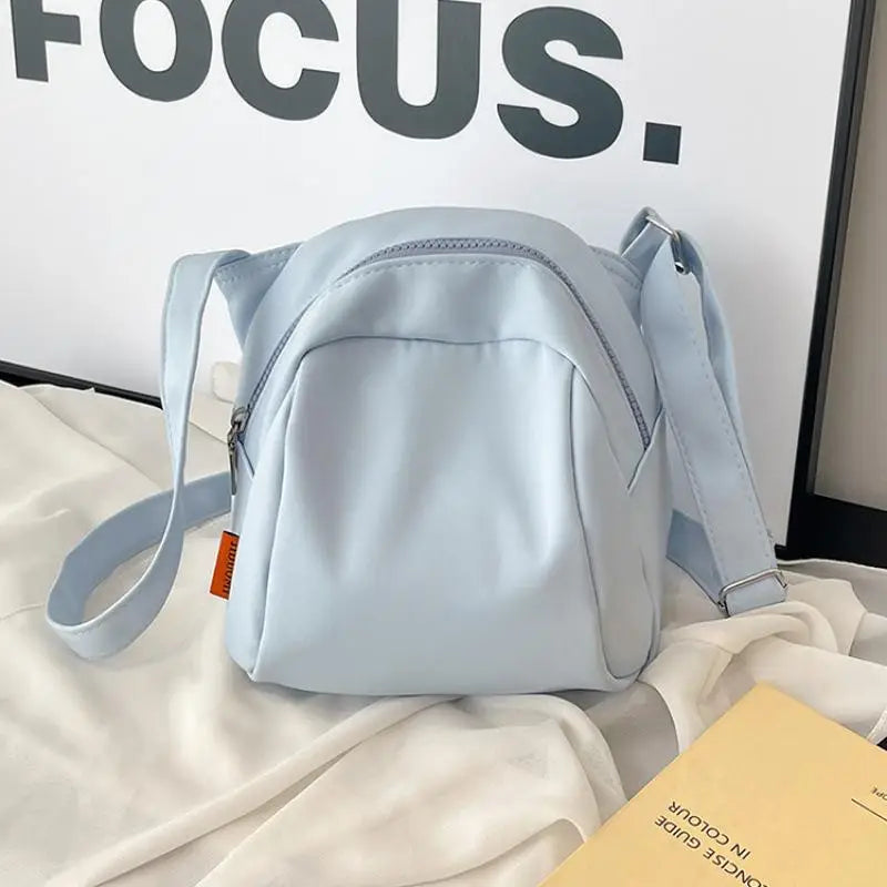 Lightweight Waterproof Shell Bag | Sophisticated "Large Capacity" Silhouette | Elegant Canvas & PU Crossbody | "Dignified" High-Performance Unisex Essential for Radiant Versatile Styling Luxegan