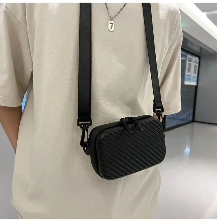 Simple Lightweight Box Bag | Unisex Diagonal Shoulder & Messenger Bag Luxegan