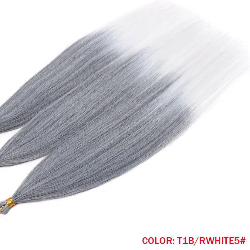 28 Inch Ariel Straight Synthetic Crochet Braids Hair – Ombre & Solid Colors | 300g | 24 Shades - view 17