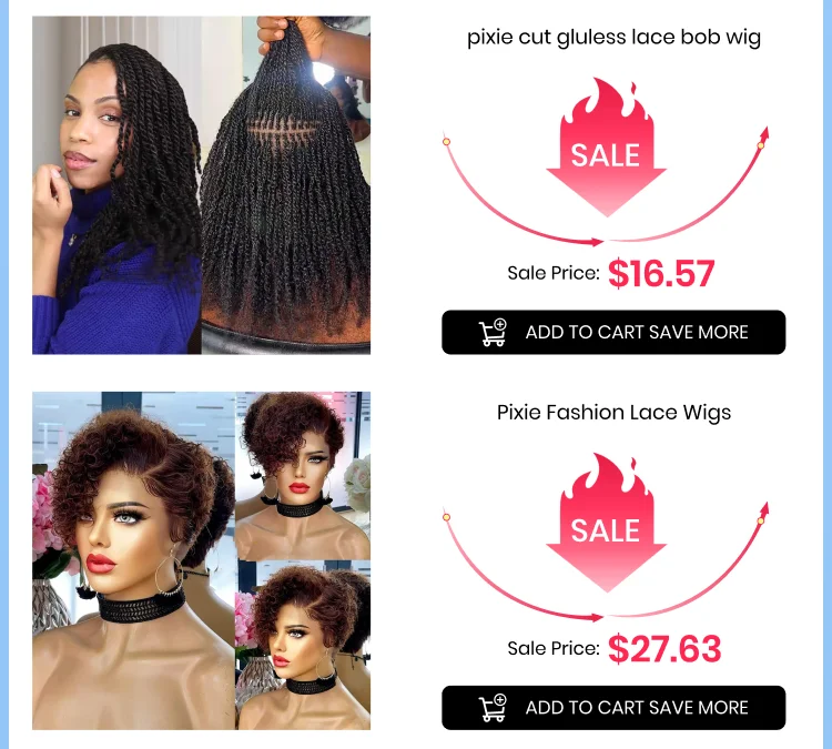 Black Pearl Curly Wigs Perruques Cheveux Humains Fringe Wig Jerry Curly Wig With Bangs Human Hair Short Pixie Cut Wigs Human Hai