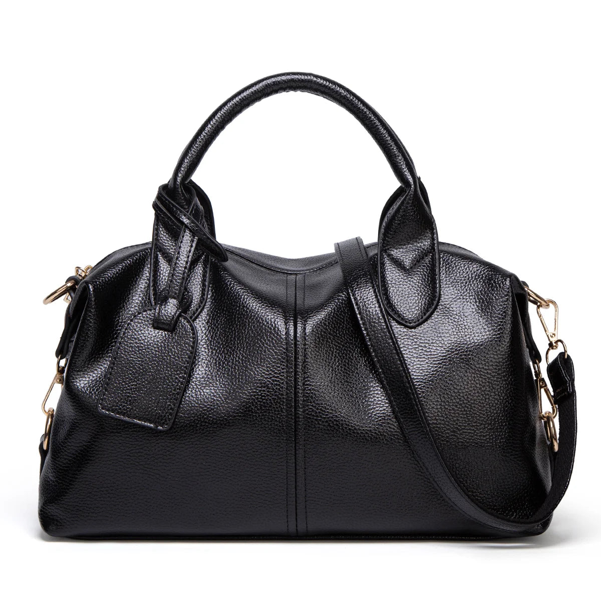 Women's Fashionable and Elegant Large Capacity Oil Wax Leather Tote Luxegan