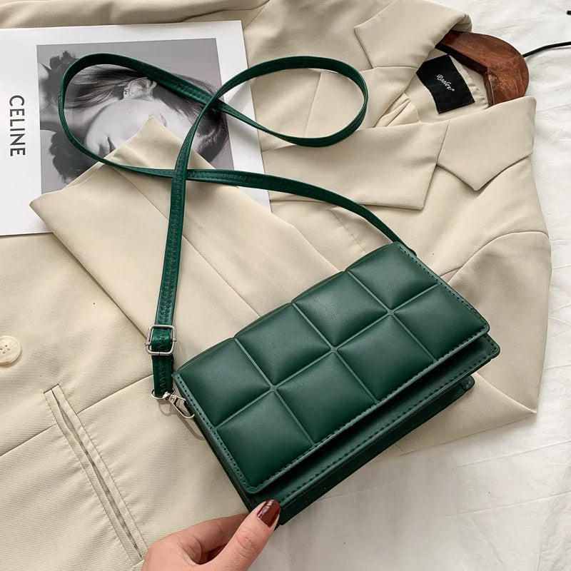 Fashion Brand Designer Women's Shoulder Bag | Small PU Leather Female Crossbody Bag & Trend Classic Handle Handbag Luxegan