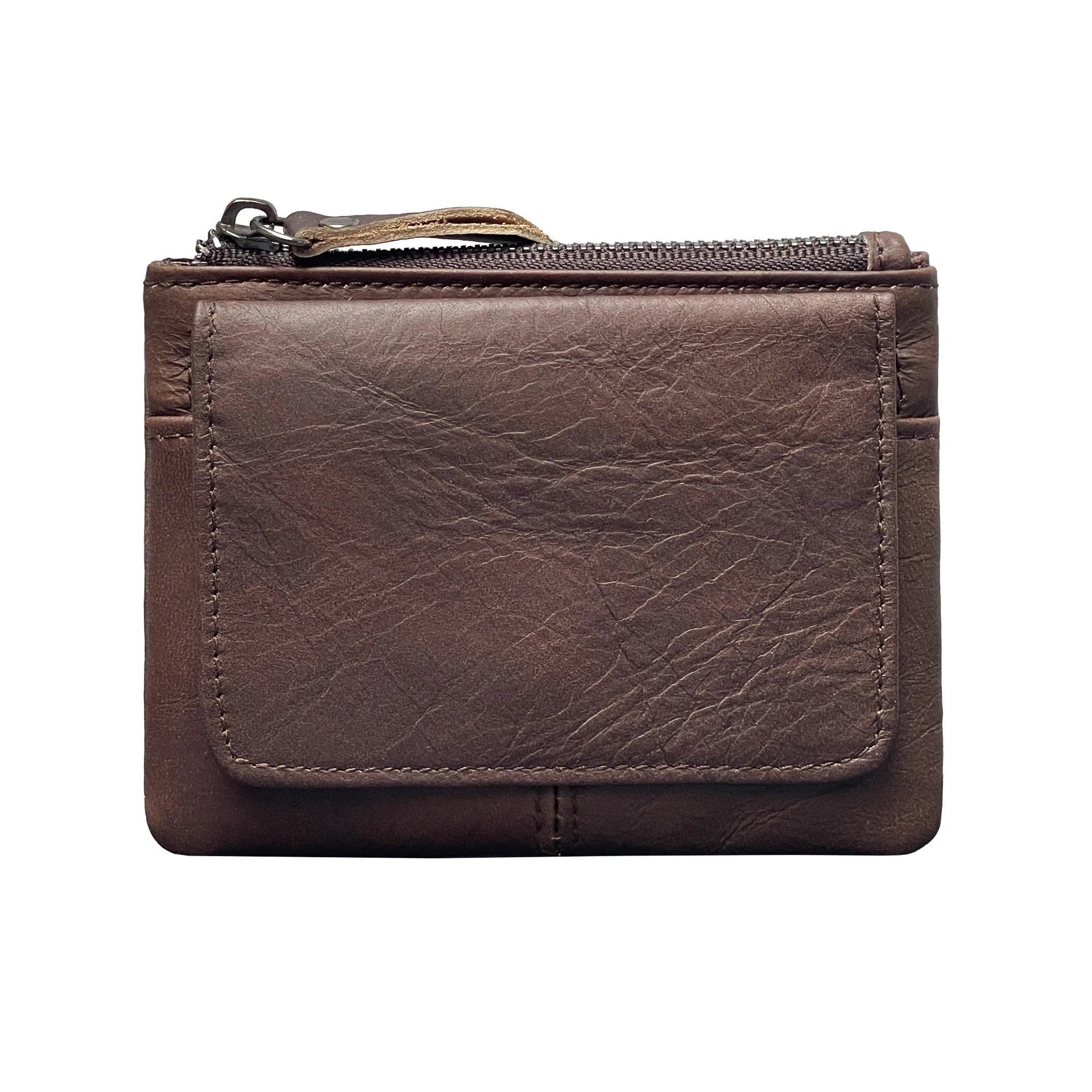 New Cow Leather Card Bag | Slim Credit Card Holder & Coin Purse Luxegan