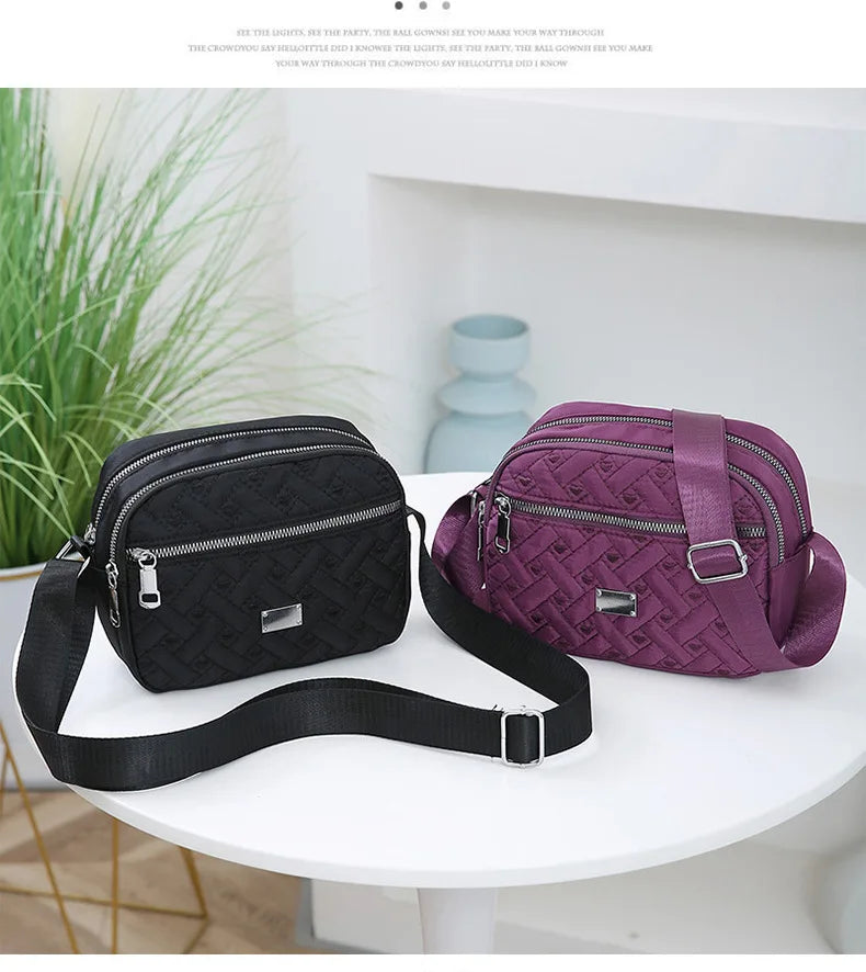 Casual Women's Small Square PU Leather Crossbody Messenger Bag | Fashion Lightweight Underarm Shoulder Handbag (Bolso Mujer) Luxegan