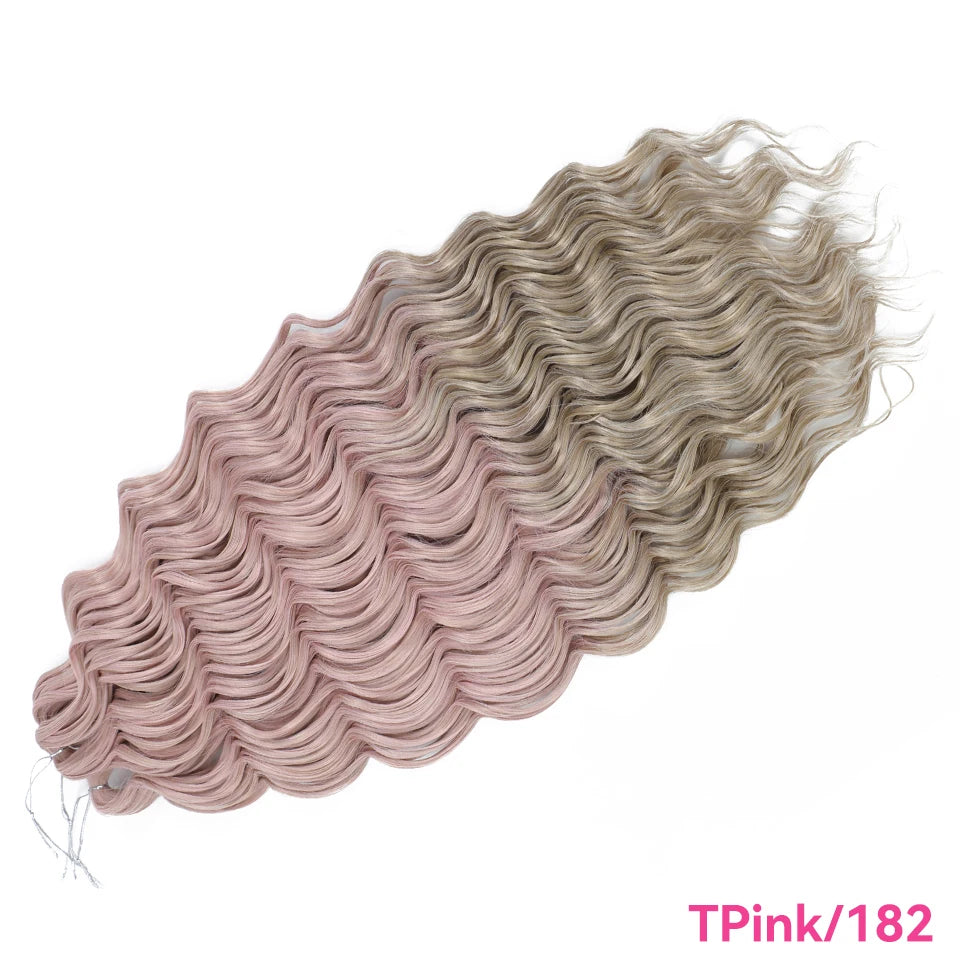 Anna Curls Loose Wave Synthetic Crochet Braiding Hair 24in | 50 Strands | 22 Colors - view 45