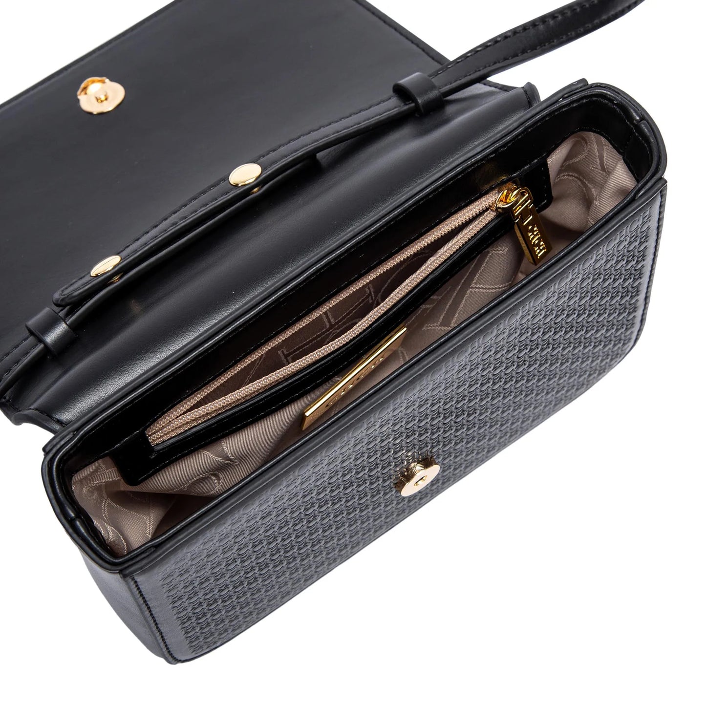 CHCH Women's Crossbody Bag 2024 New Flip Saddle Bag Simple Commuter Small Square Bag