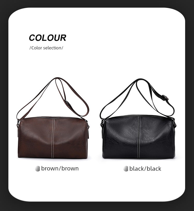 Men's Small High-Grade Casual Messenger Bag | PU Leather Shoulder Bag (New Commuter All-Matching Crossbody) Luxegan
