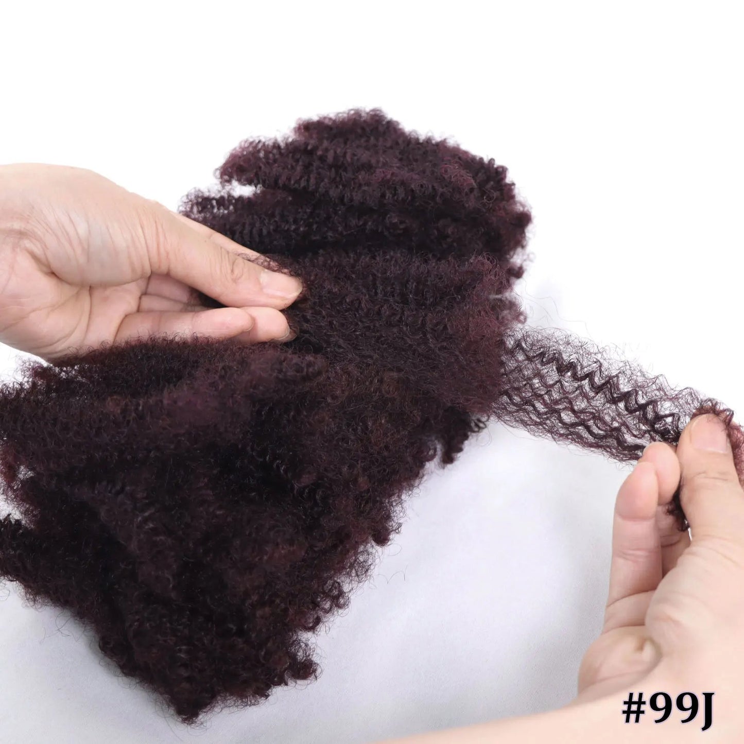 50g Afro Kinky Curly Bulk Human Hair | Braiding & Crochet Hair Extensions Luxegan