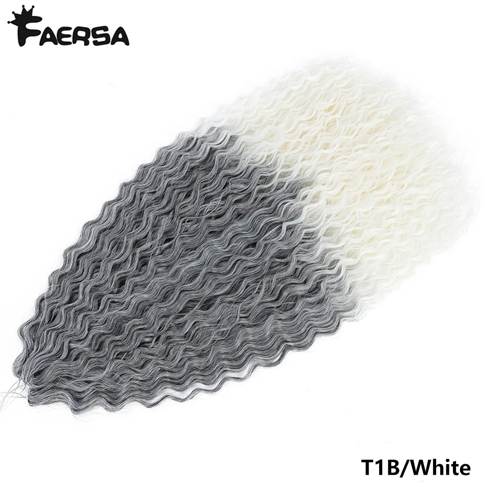 Water Wave Synthetic Crochet Hair | 22–30 Inch