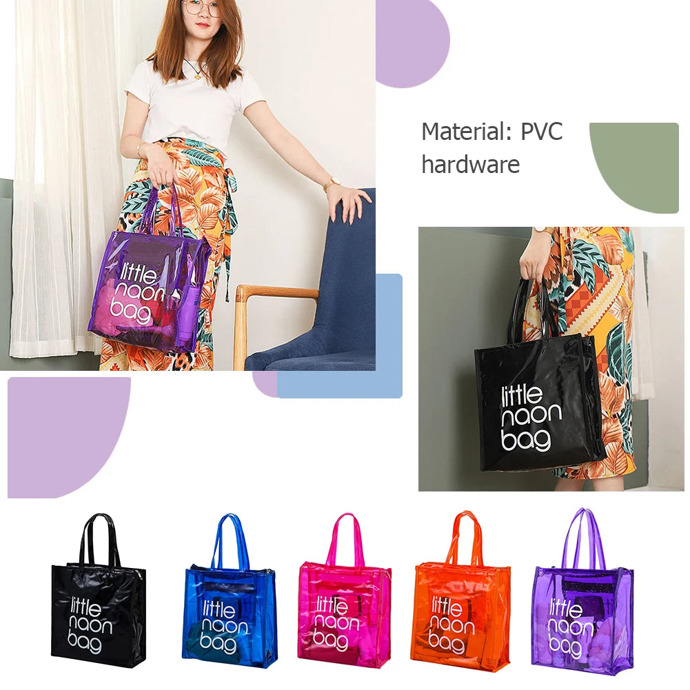 Unisex PVC Transparent Crossbody Bag | Casual Messenger & Travel Organizer Tote Luxegan