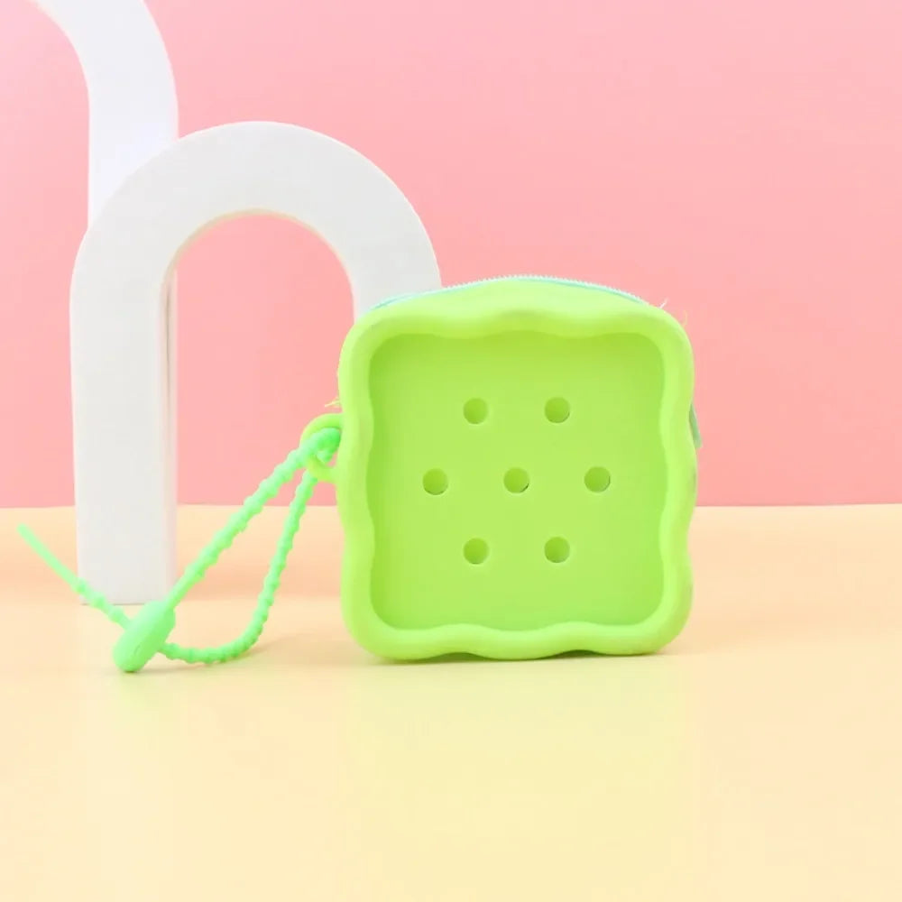 New Summer Bag Holes Coin Purse | Cute Silicone Mini Card Holder & Zipper Money Bag (Unisex) Luxegan