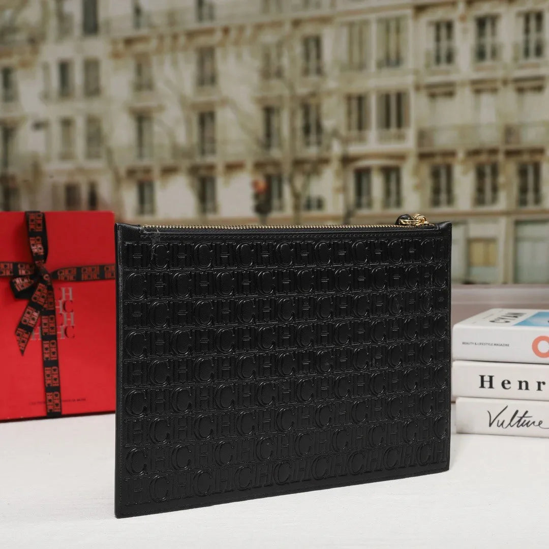 CH Classic High-Quality Letter Print Bag | Multi-functional Clutch & Small Square Bag Luxegan