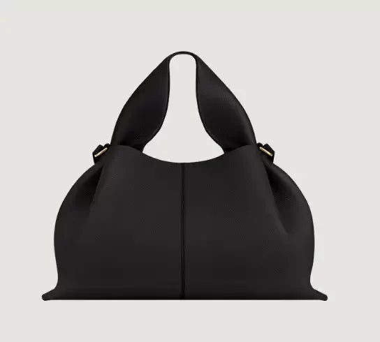 French Niche Design Leather Cloud Bag | Light Luxury Genuine Leather Handbag | Fashionable One-Shoulder Crossbody Hobo Bag for Women | Elegant Party & Casual Versatile Purse Luxegan