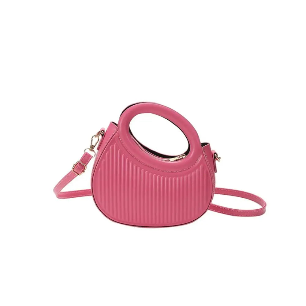 Pleated Half-Moon Underarm Bag | Fashion Shoulder & Messenger Purse Luxegan