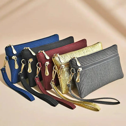 Women's Zipper Bag | Simple Coin Purse & Small Square Handbag Luxegan