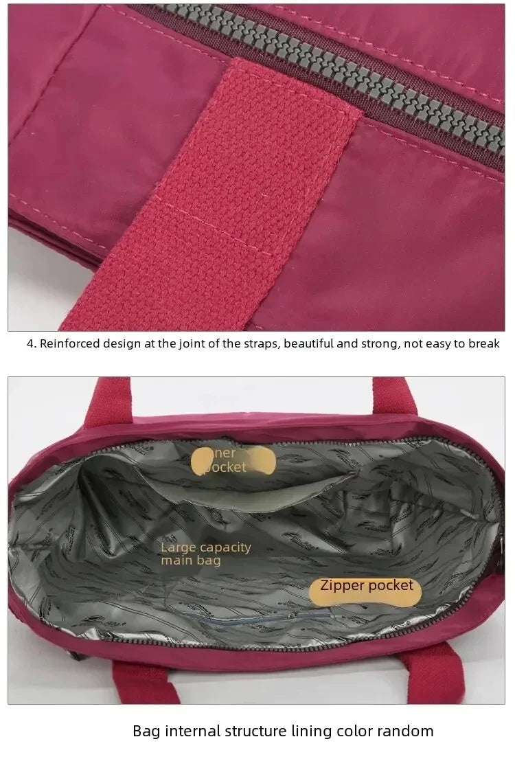 Bolsa de viaje Oxford impermeable de gran capacidad para mujer, bolso de hombro, valija, Bolsa De Viaje, bolsos de mujer, bolsa de compras