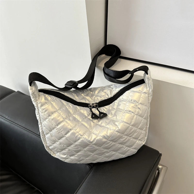 Space Cotton Shoulder Bag | Fashion Square Bag & Crossbody Bag Luxegan