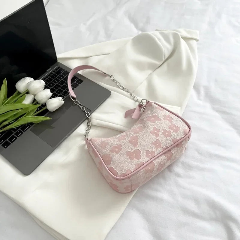 New Fashion Felt Shoulder Bag for Women | Small Casual Underarm Hand Crossbody Bag | Purses and Handbags Luxegan