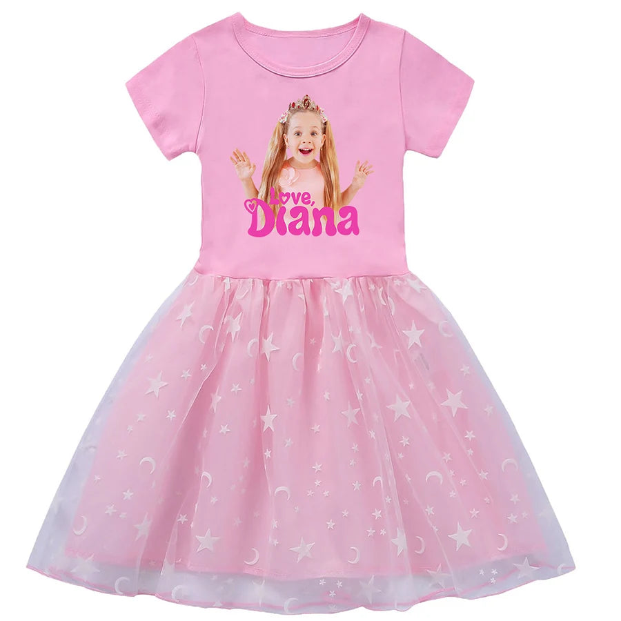 Diana and Roma Party Dresses for Girls Dress Baby Girls Clothes Princess Dress Girl Single Suits and Cut Fashion for Babies