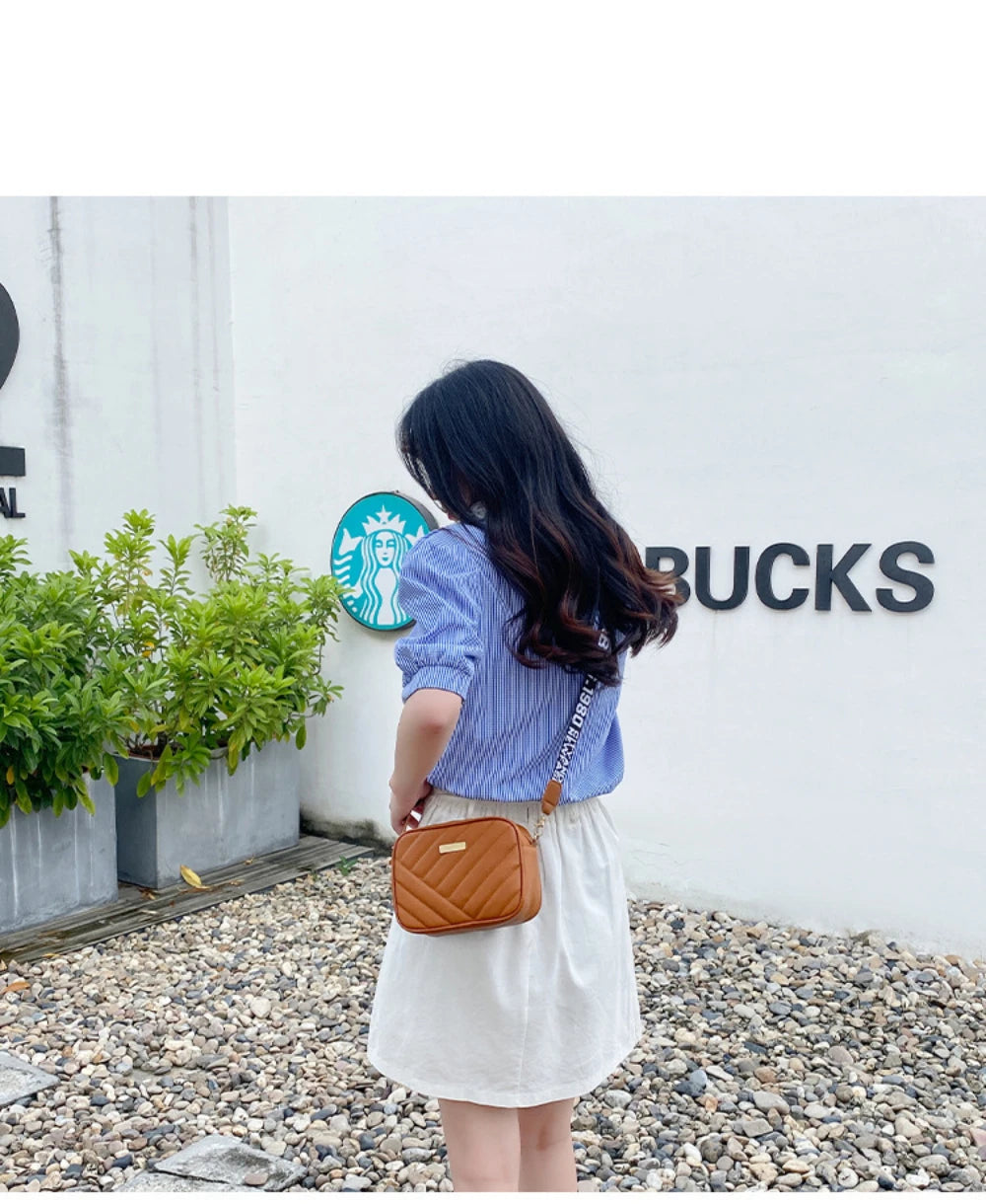 High-Quality PU Shoulder Bags for Women | Simple Crossbody Casual Messenger Bag & Phone Bag Luxegan