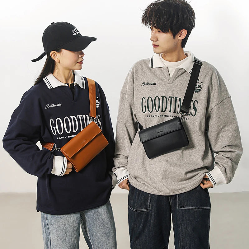 Designer Men Bag Fashion Shoulder Bag Business Briefcase | Unisex Messenger Bags Vintage Leather Crossbody Bag Casual Man Handbags Luxegan