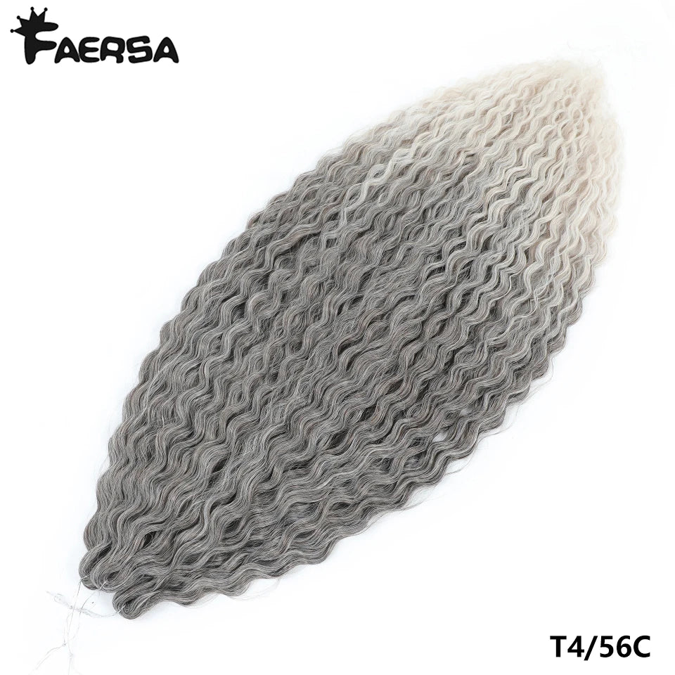 Water Wave Synthetic Crochet Hair | 22–30 Inch