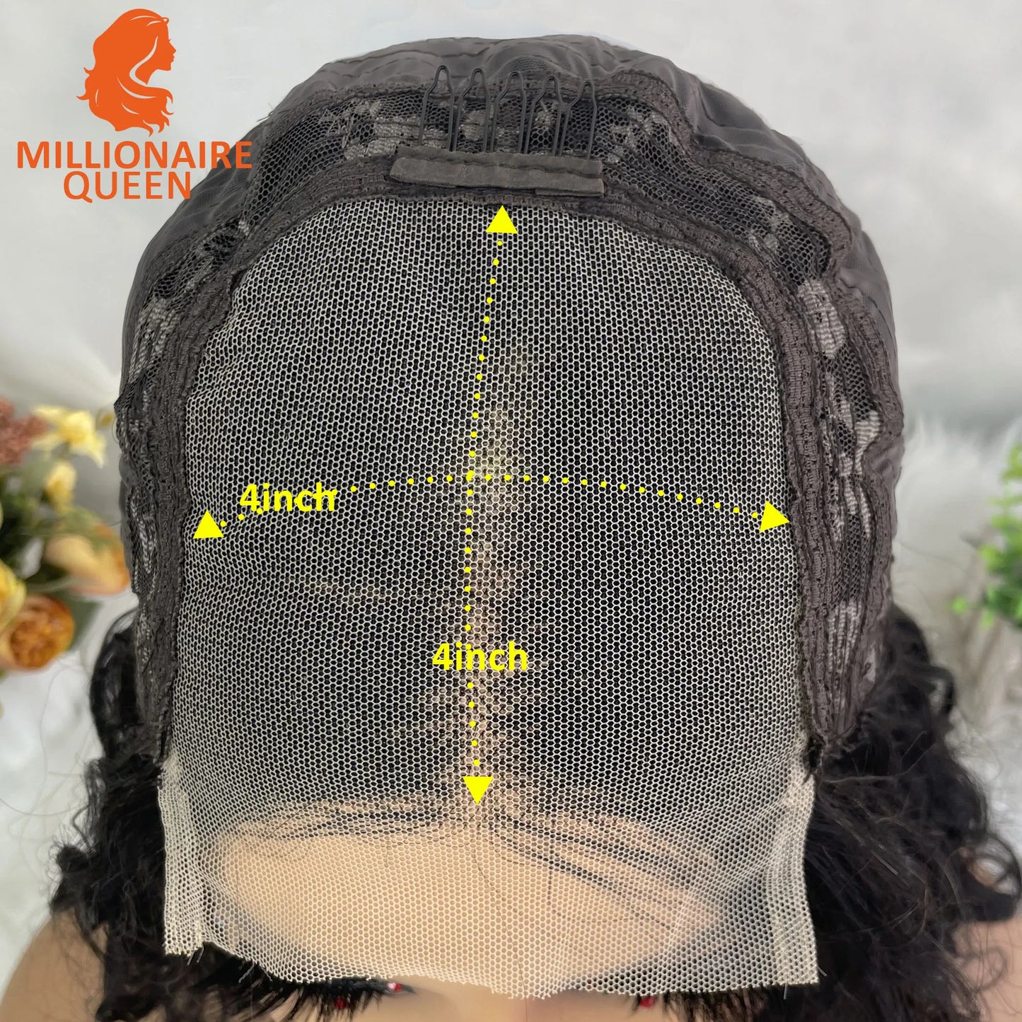 Vietname Super Double Drawn Bone Straight 13x4 Bob Wig with 100% Human Hair Nature Black 250% Density For Black Women
