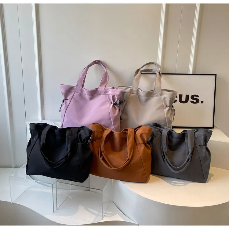 Large Capacity Casual Tote Bag | Simple Travel Handbag & Aesthetic Shoulder Bag Luxegan