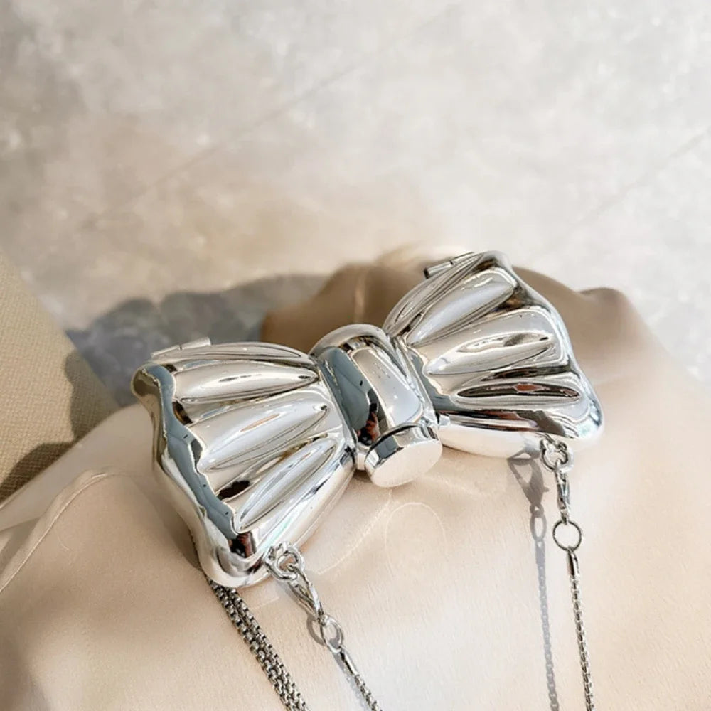 Golden Evening Bag | Luxury Designer Shoulder Bag & Round Acrylic Clutch Luxegan