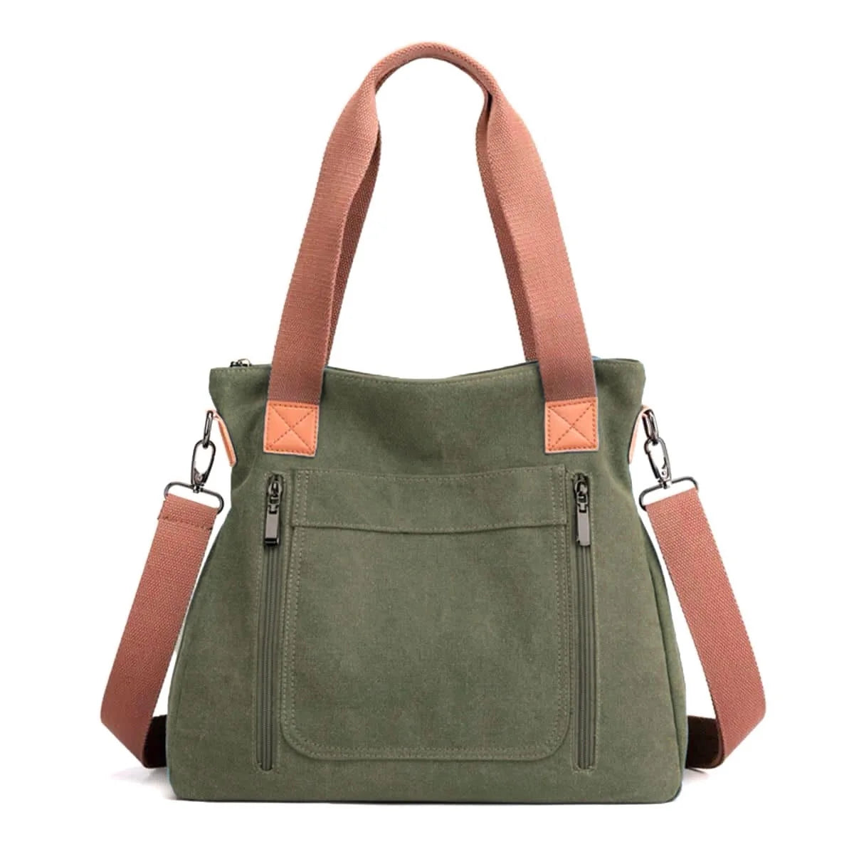 Canvas Large Capacity Casual Tote | Versatile Shoulder Crossbody Bag Luxegan