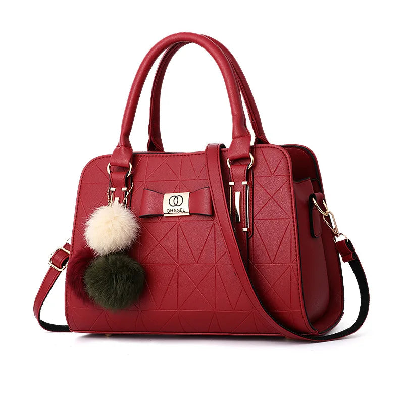 Hard Designer Commuting Tote | Luxury Retro Patchwork Crossbody Luxegan