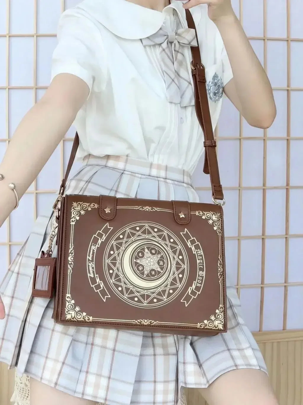 Y2K Korean Gothic Square Black Shoulder Bag | Harajuku Vintage Aesthetic Purses & Luxury Designer Handbags (Messenger Tote Bags for Women) Luxegan