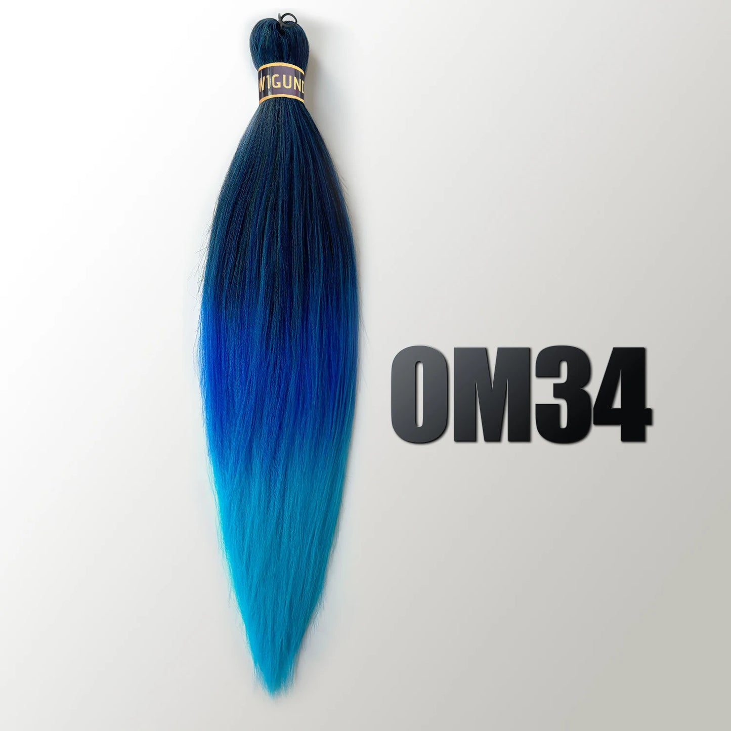 EZ Pre-Stretched Braiding Hair – Ombre Synthetic Crochet Braid Hair 26 Inch 90g Hot Water Setting - view 32