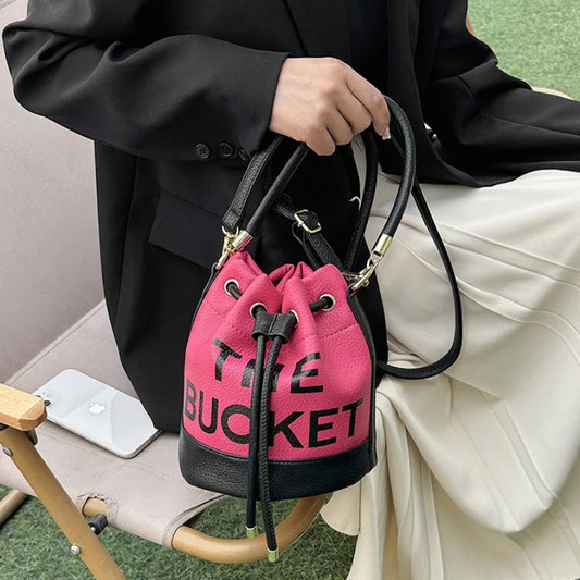 New Fashion Women's Bucket Bag Trend | Brand Casual Versatile Shoulder Bag & High-end Classic Crossbody Bag (Designer Luxury Handbag) Luxegan