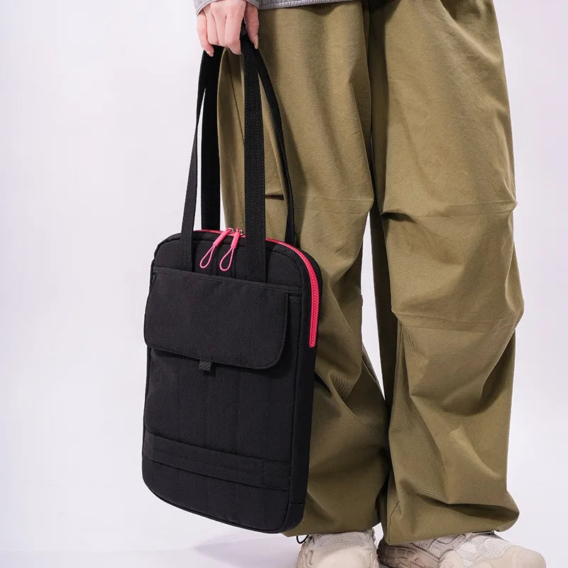 Simple Multi-purpose Laptop Shoulder Bag | Commuter IPad Protective Tote | Multi-color Unisex Handbag Luxegan