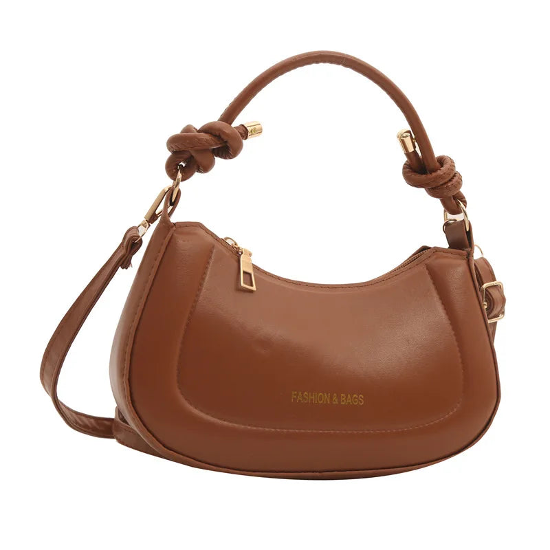 Trendy Soft PU Leather Shoulder Bag | Women's Stylish Tote Purse, Phone Bag & Elegant Design Crossbody Bag Luxegan