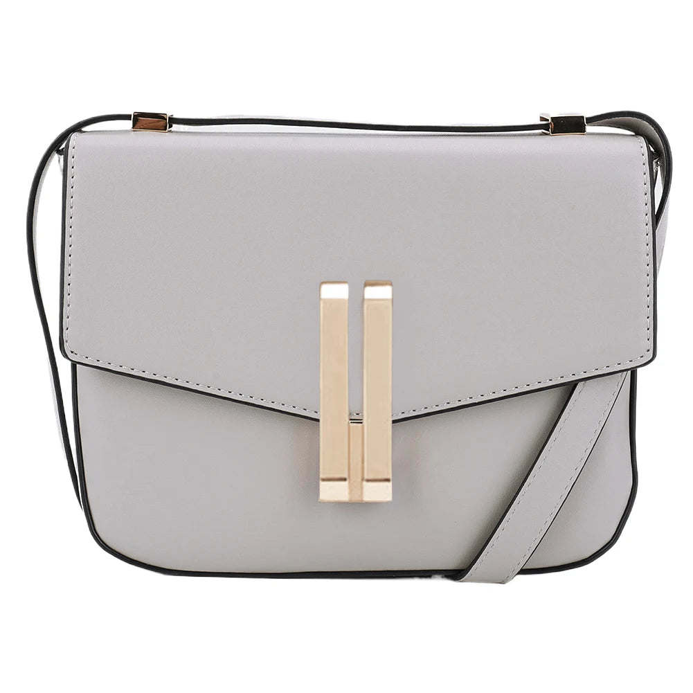 Trendy Women's Small Tote Bag | Large Capacity PU Square Shoulder Bag | Adjustable Strap Hasp Closure for Party & Vacation Luxegan