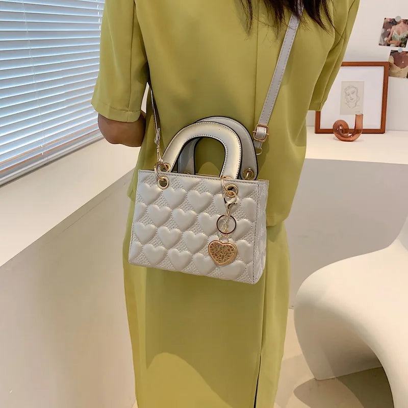 Handbag Women Brand Luxury Totes | High Quality Fashion Classic Quilted Square Handle Bag & Women's Crossbody Shoulder Bags Luxegan