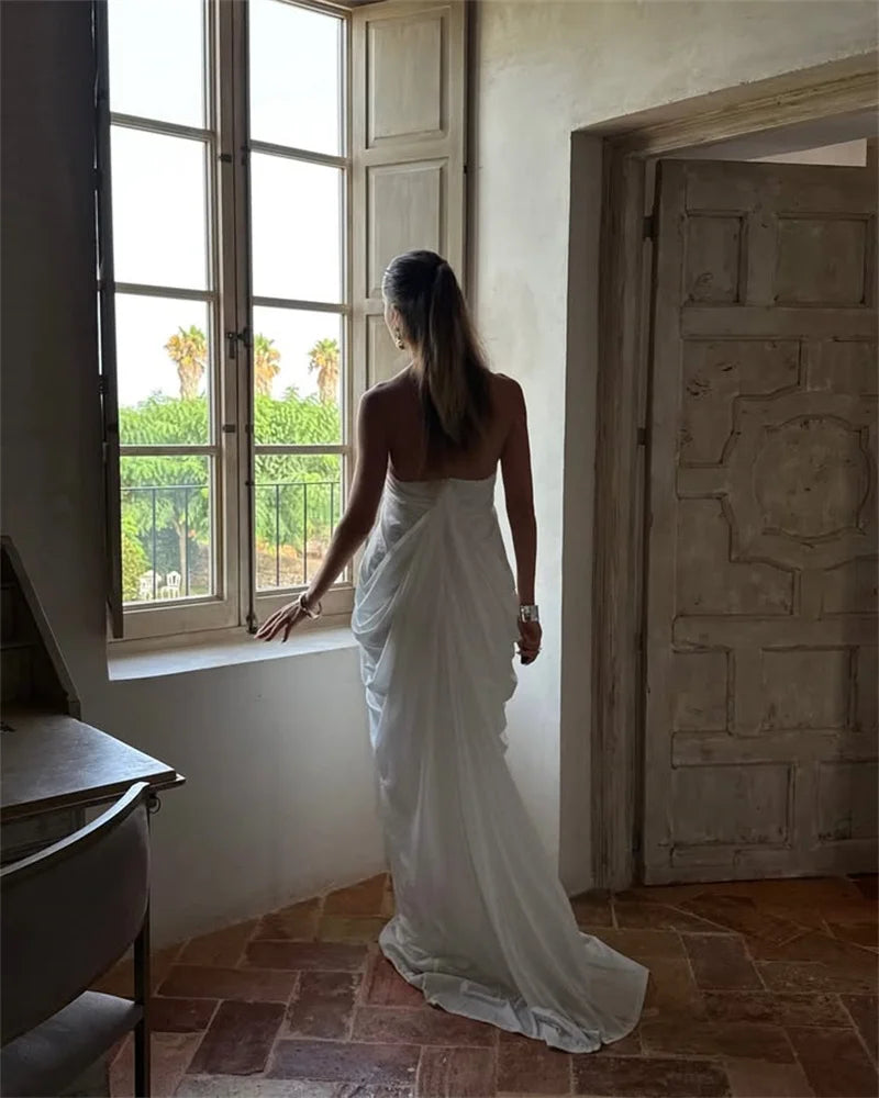 Mozision Mesh Halter Backless Sexy Maxi Dress Women Gown Fashion Elegant V Neck Sleeveless Pleated Club Party Long Dresses