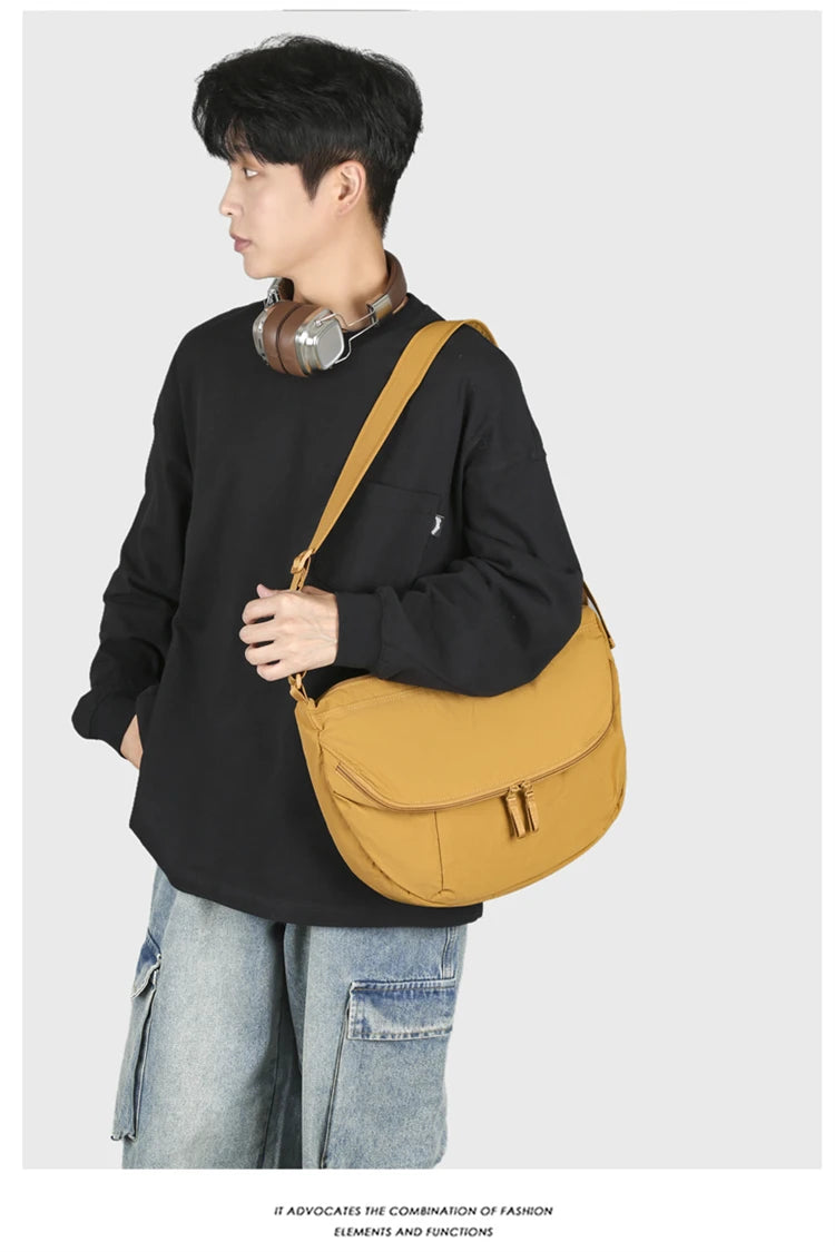 Ultra-light Nylon Dumpling Bag | Soft & Trendy Crossbody Hobo Luxegan