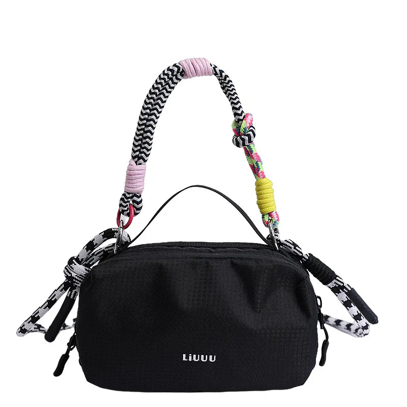 Large Capacity Sports Messenger Bag | Trendy Rope Tote & Shoulder Bag Luxegan