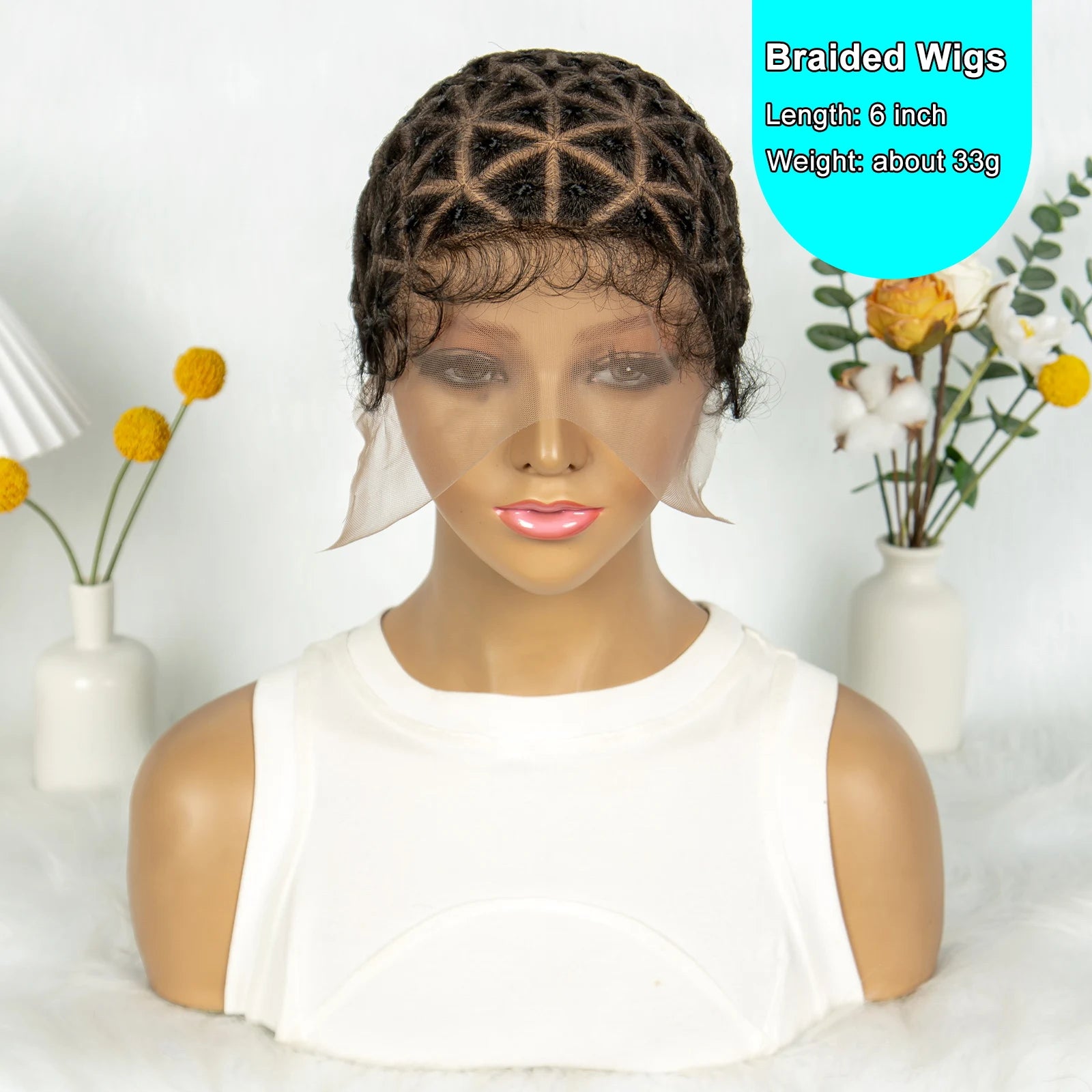 KIMA Pre-Parting Crochet Braid Mesh Cap | Boho Style | Baby Hair Feature Luxegan