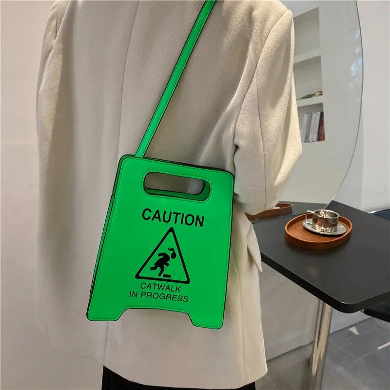 Novelty Stop Sign Purse | PU Leather Handbags & Fashion Crossbody Bag Luxegan