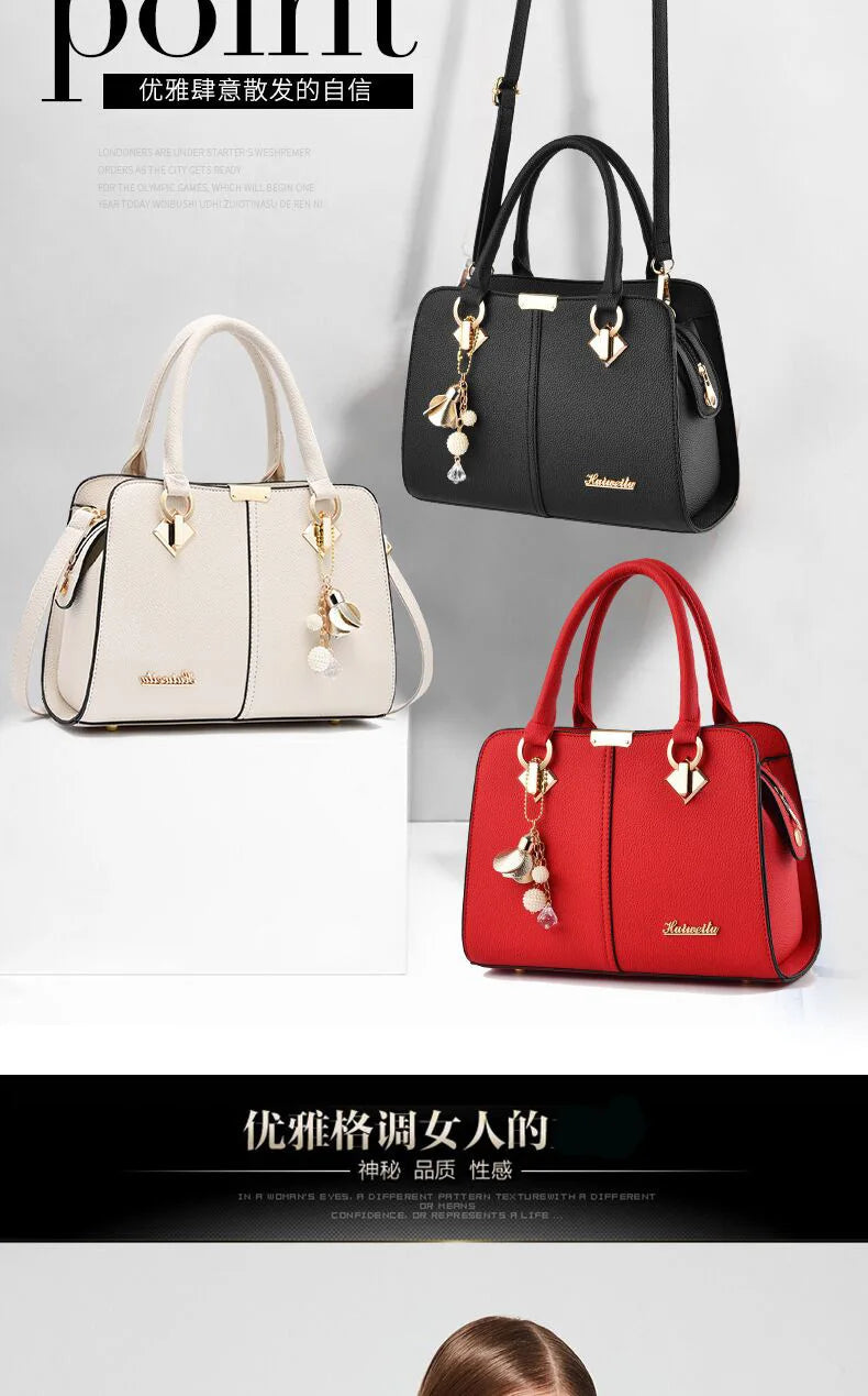 Fashionable New Women's Handbag | High-Quality Large Capacity Crossbody Bag & Classic Retro Shoulder Commuting Tote Bag Luxegan