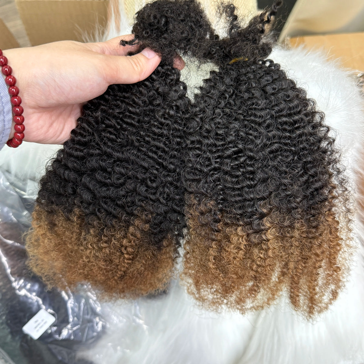 Nabi 4C Kinky Curly Micro Twist Human Hair – Crochet Braiding Hair for Black Women (30g/lot)