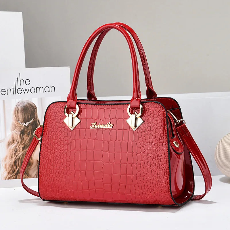 Women's Fashionable Shoulder & Messenger Bags | Large Capacity Mother's Handbag Luxegan