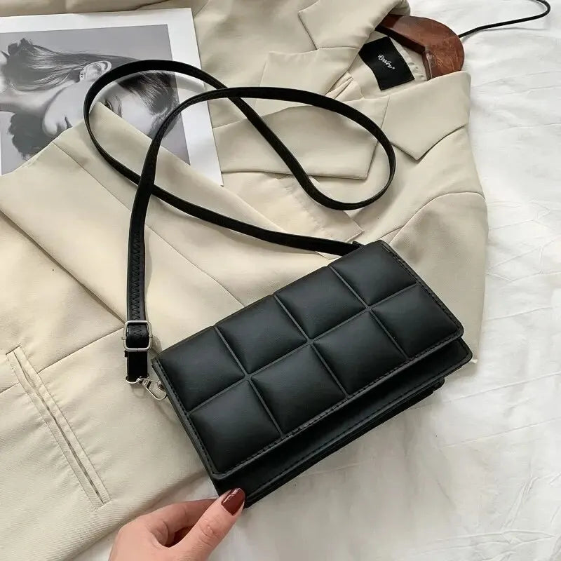 Fashion Brand Designer Women's Shoulder Bag | Small PU Leather Female Crossbody Bag & Trend Classic Handle Handbag Luxegan